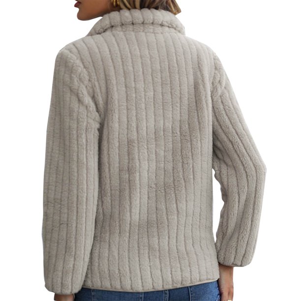 Gibobby Casual Sudadera para Mujer Sudadera de Forro Polar para Mujer(A,M)