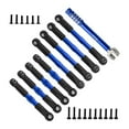 thumbnail image 2 of 8 piezas de varillas de empuje de puntera RC, actualización de repuesto, accesorios de pieza, varilla de tracción compatible, enlace de dirección para Azul, 2 of 6