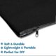 thumbnail image 4 of 15 Pcs Black Blank Canvas Bag 8.3x4.7in Stationery Storage Zipper Bag Diy Graffiti Pencil Case Diy, 4 of 5