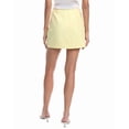 thumbnail image 2 of Milly womens  Cady Mini Skirt, 6, Yellow, 2 of 3