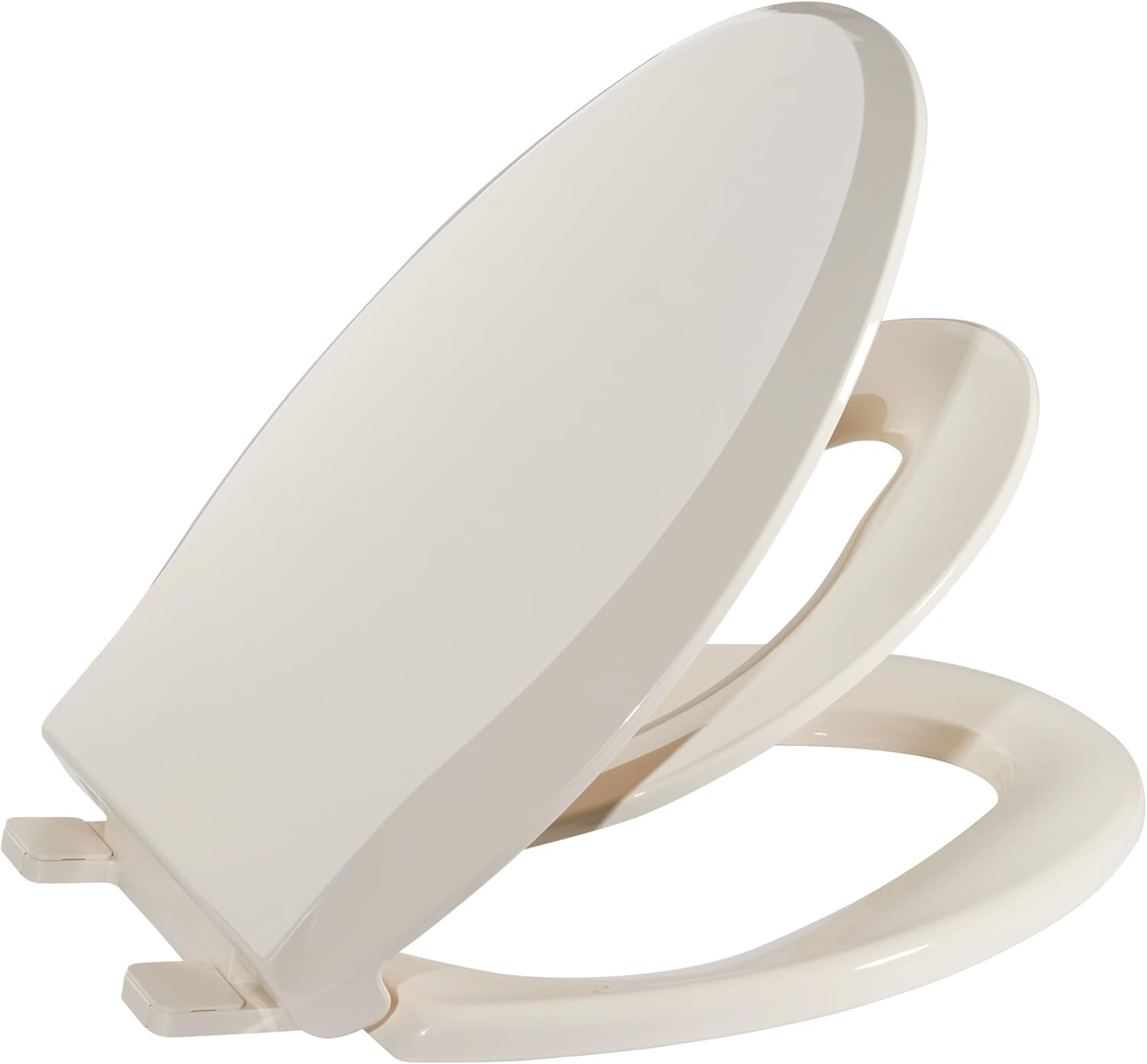 M optimized Toilet Seat 19", Elongated Toilet Seat with Toddler Seat Built in, Potty Training Toilet Seat Elongated for Universal Use, with Slow Close and Magnets