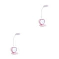 thumbnail image 1 of Inteprter Lámpara de escritorio LED recargable con portalápices, organiza el espacio de trabajo de manera eficiente y toca la luz de rosa 2Conjunto, 1 of 6