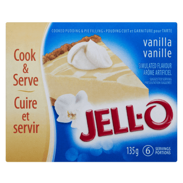 JELL-O PUDDING AND PIE FILLING VANILLA