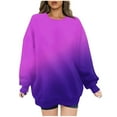 thumbnail image 2 of Patlollav Womens Sweatshirts,Ladies Long Sleeve Blouse Round Neck Casual Tops, 2 of 7
