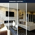 thumbnail image 5 of Luxrite 3-4 Inch LED Ceiling Light, 5CCT 2700K-5000K, 650LM, J-Box or 4 Inch Housing, Wet Rated, UL, Bronze 4 Pack, 5 of 8