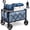 Blue, variant on Sekey Heavy Duty Wagon with Big Wheels, Foldable Cart with 220LBS Capacity, Utility Lightweight Wagon, Collapsible Grocery Shopping Cart for Camping Sports & Holiday. Gray