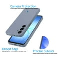thumbnail image 4 of Cell Phone Basic Cases for Galaxy A17 5G, Liquid Silicone Gel Rubber Shockproof Case Ultra Thin Slim Matte Surface Cover for Samsung Galaxy A17 6.7 inch (Gray), 4 of 7