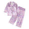 thumbnail image 3 of Rvasteizo Toddler Outfits Cute Print Long Sleeve Top and Long Pants Home 2 Piece Set for Kids, 3 of 4