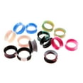 thumbnail image 6 of 7 Pairs Mixed Color Silic Ear Tunnel Gauge Expander 18MM, 6 of 6