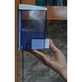 thumbnail image 2 of Manual Soap Dispenser Wall Mount Kitchen Bathroom Mounted Soap Dispenser Commercial - Great for Liquid Lotion Soap Shampoo Gel and More - Blue - 30 fl oz (887mL) (1), 2 of 5
