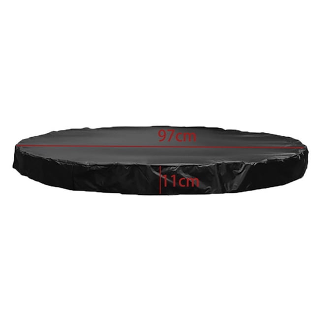 Housse de Lit de Saut, Housse de Lit de Saut Imperméable, pour Intérieur/extérieur 97*11cm Noir