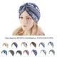 thumbnail image 3 of Envolturas para la cabeza Minnieouse para mujeres Estilos bohemios Gorro plisado Tipo 12, 3 of 5