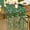 Green Flower, variant on Sm:)e Embroidered Daisy Gauze Table Runner 120 Inches (10 Feet), Seasonal Sheer Decor for Kitchen & Dining Spaces, Ideal for Holidays, Weddings, Birthdays & Home Parties