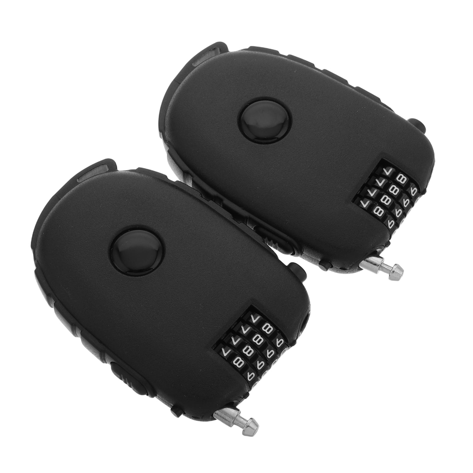 WEUVEB 2-Pack Adjustable Portable Steel Cable Bike Locks, Lightweight Extendable Security Locks for Outdoor Cycling and Travel