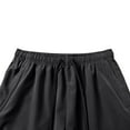 thumbnail image 5 of PNTUTB Men's Solid Color Quick Dry Breathable Athletic Drawstring Waistband Shorts with Slightly Split Hem and Zipper Pockets, 5 of 6