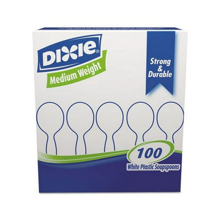 Plastic Cutlery, Heavy Mediumweight Soup Spoon, 100/Box Plastic Cutlery, Heavy Mediumweight Soup Spoon, 100/Box
