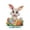 D, variant on 5D Tabletop Diamond Art Kit for Adults, DIY Diamond Art Painting Kit Stand Up Special Shaped Crystal Desktop Ornament, Easter decorations,Easter bunny decor(E