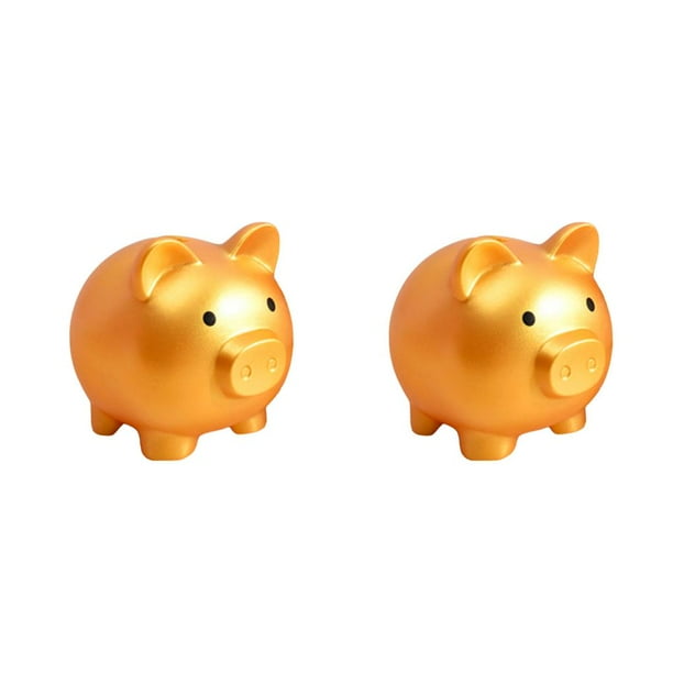 Ounissouiy Piggy Bank Enamel Animal Large Capacity Coin Money Plug Screw Bank Plastic Box Storage Lightweight Saving Money with Case Type2 NO2