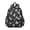 Golden Retriever Puppy, variant on Dog Paw Print and Bone Black Backpack for School, Cute School Bag with Adjustable Shoulder Straps and Padded Back, 13.4"x11"x4.7"