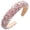 Pink, variant on Pearl Rhinestone Headband Elegant Hair Accessory For Party Wedding Celebrations Daily Wear, Grey