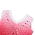thumbnail image 4 of 5-14T Girls Gymnastic Leotard Kids Sparkly Diamond Gradient Ballet Dance Suit Sleeveless Dancewear, 4 of 10
