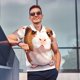 thumbnail image 4 of Balery Cartoon Guinea Pig Camisa Polo de Hombre con Estampado, de Manga Corta y Tejido Medio, Camisa Tipo Golf Polo-4X-Large, 4 of 6