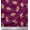 Dark Magenta, variant on Soimoi Poly Georgette Fabric Wool & Cat Animal Printed Fabric 1 Yard 42 Inch Wide