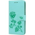 thumbnail image 2 of Wallet Holster Case for Xiaomi Poco X4 Pro 5G,Rose Flower Pattern Shockproof PU Leather Case with Magnetic Clasp and Card Slots Holder Cover for Xiaomi Poco X4 Pro 5G MG Green, 2 of 9