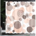 thumbnail image 3 of Ambesonne Earth Tones Shower Curtain, Abstract Pastel Pattern, 69"Wx84"L, Dark Warm, 3 of 4