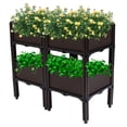 thumbnail image 3 of 2Tier Planter Box Vegetable Herb Flower Elevated Raised Garden Bed Self-Watering, 3 of 12