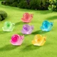 thumbnail image 3 of 10-30 Mini caracoles brillantes, musgo, microadornos para paisajismo, figuras de caracoles que brillan en la oscuridad, accesorios de jardín de hadas de caracol de resina, 3 of 5