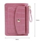 thumbnail image 3 of Bolsa Cartera sencilla para mujer, llavero de cuero, pequeño para tarjetas, monedero (rojo rosa) Likrtyny Para Estrenar, 3 of 9