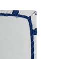 thumbnail image 2 of Navy Blue Fitted Sheet, Navy Yacht Vessel Used as Frame with Starfish Fish and Anchor Image, Decorative Soft Bedding All-round Elastic Pocket, Full Size, Navy Blue and White, by Ambesonne, 2 of 2