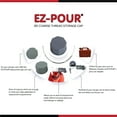 thumbnail image 3 of EZ-POUR® Solid Gray Replacement Cap for Wedco, Teepee Water and Fuel Cans (Pack of 2) , 3 of 10