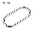 thumbnail image 3 of Unique Bargains Silver Tone Oval Buckles Iron Electroplating (10 Pack), 3 of 4
