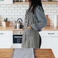 thumbnail image 3 of Delantal de cocina con estampado elegante para un estilo transpirable y elegante en la cocina gris, 3 of 8