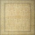 thumbnail image 1 of Ahgly Company Indoor Square Traditional Cinnamon Brown Persian Area Rugs, 5' Square, 1 of 6