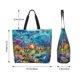 thumbnail image 5 of Fotbe Sea World Bolsa Tote Estética de Lona con Estampado para Mujer - Bolsa Reutilizable de Hombro Casual para Vacaciones, Compras, Trabajo y Gimnasio, 5 of 8