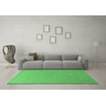 thumbnail image 3 of Ahgly Company Indoor Square Solid Emerald Green Modern Area Rugs, 8' Square, 3 of 4