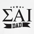 thumbnail image 3 of CafePress - Sigma Alpha Iota Dad Greek Letters T Shirt - 100% Cotton Ringed T-Shirt, 3 of 4