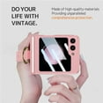 thumbnail image 4 of Compatible Cute Samsung Galaxy Z Flip 5 Case with Screen Protector & Strap,Shockproof Thin Bumper Cover Phone Case for Samsung Flip 5 Phone Case with Ring,Galaxy Flip 5 Slim Case Women Girl Pink, 4 of 14