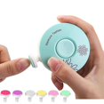 thumbnail image 4 of Recortador eléctrico para el cuidado de las uñas del bebé Cortador de pedicura de uñas para niños Tijeras pulidoras para bebés 6 piezas Cabezal de molienda para recién nacido - Verde Kuyhfg Sin marca, 4 of 4