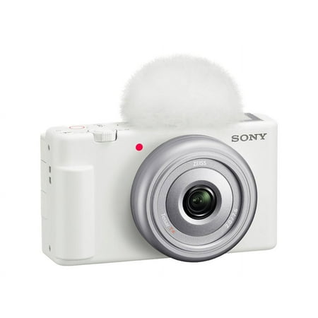 Sony - ZV-1F Vlog Camera for Content Creators and Vloggers - White