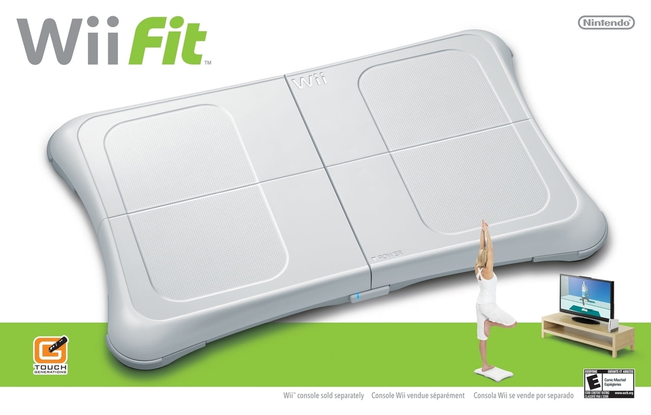 slang melk wit droom Wii Fit Game with Wii Balance Board - (Used) - Walmart.com