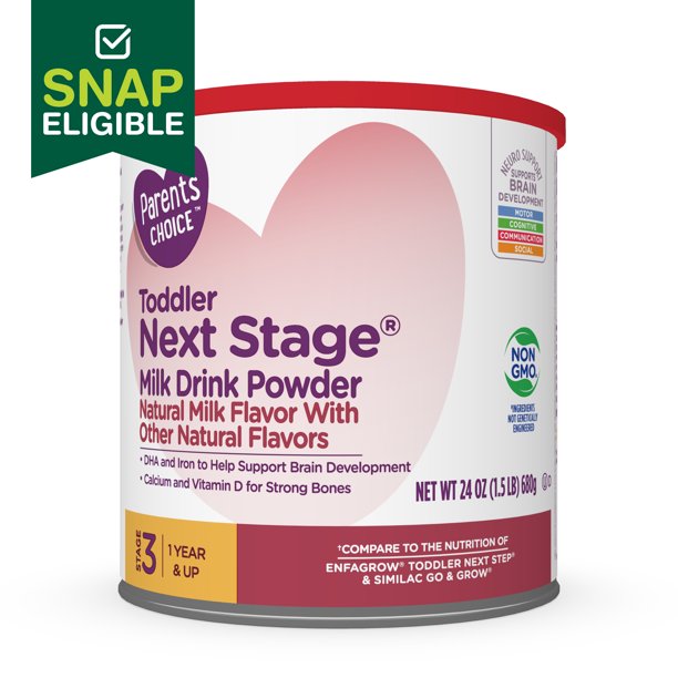 Parent's Choice Toddler Next Stage® GMO Free Powder Toddler Formula, 24