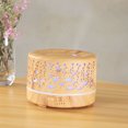thumbnail image 3 of Gcvizuso Essential Oil Diffuser, Aroma Diffuser, Remote Control Large Capacity Household 500ml Wood Grain Aroma Diffuser, 3 of 8
