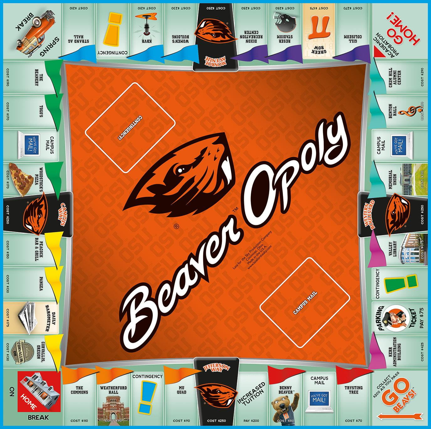 Oregon State University - Beaveropoly Board Game