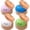 4 pcs-C, variante sur SATKULL Baozi Jouet Squishy, Mega Baozi Arc-en-Ciel, Mignon Jouet Anti-Stress Fidget, Pâte de Décompression Douce à Presser pour Adultes