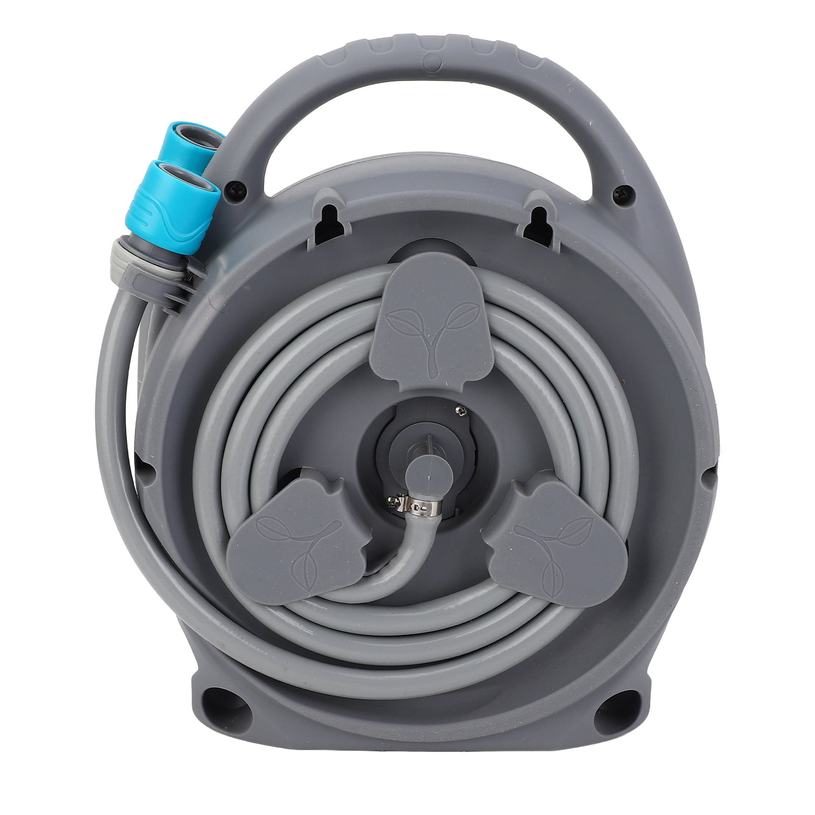 Retractable Hose Reel Water Hose and 2.4m Inlet Hose with 7 Nozzle Modes, Adjustable Water Pressure for Garden, Car Washing, Outdoor Cleaning