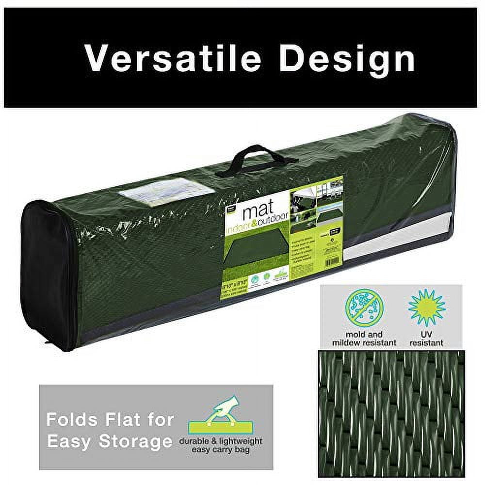 Smart Design Collegiate Tailgate Picnic Mat - 9 x 9 feet - White & Green Colors - Michigan State Spartans